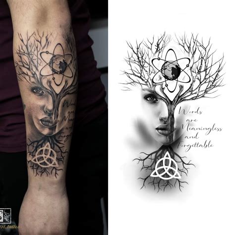 black mother nature tattoo